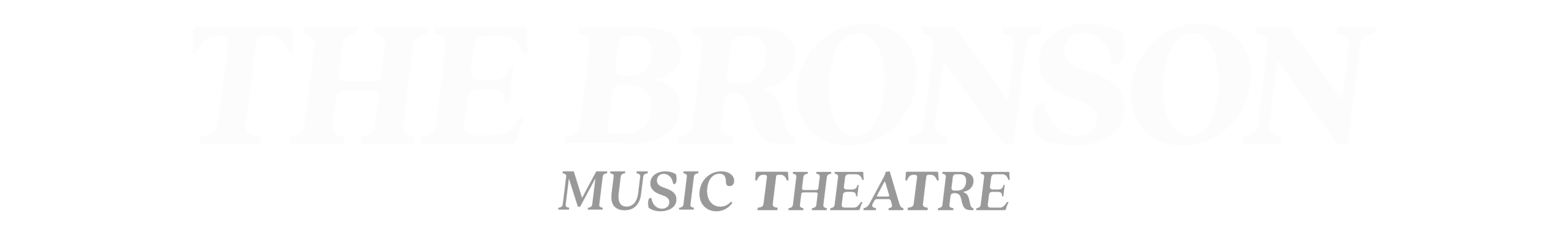 The Bronson Music Theatre Logo